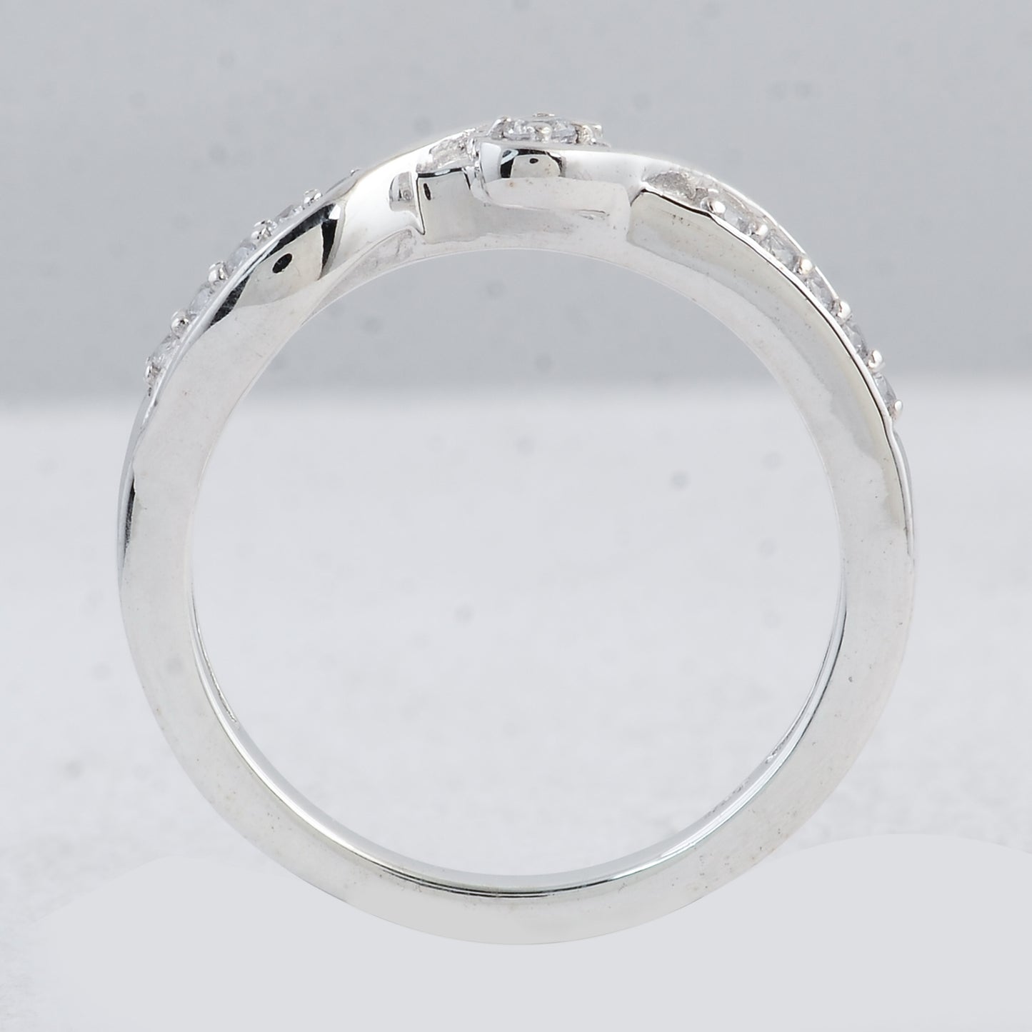 0.30 Ct Round Cubic Zirconia 925 Sterling Silver Ring