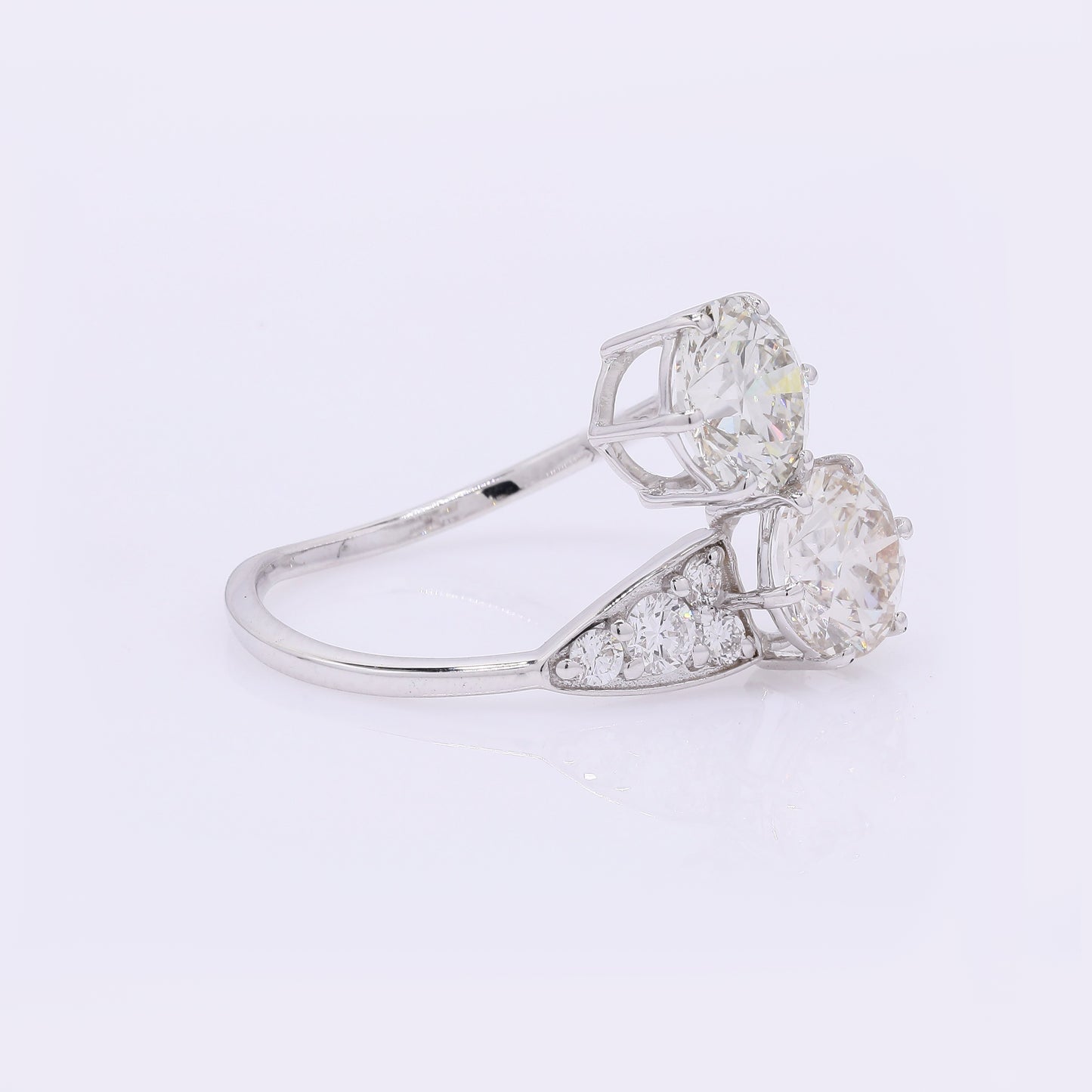 2.22 Carats Lab Grown Diamond 14K Gold Ring
