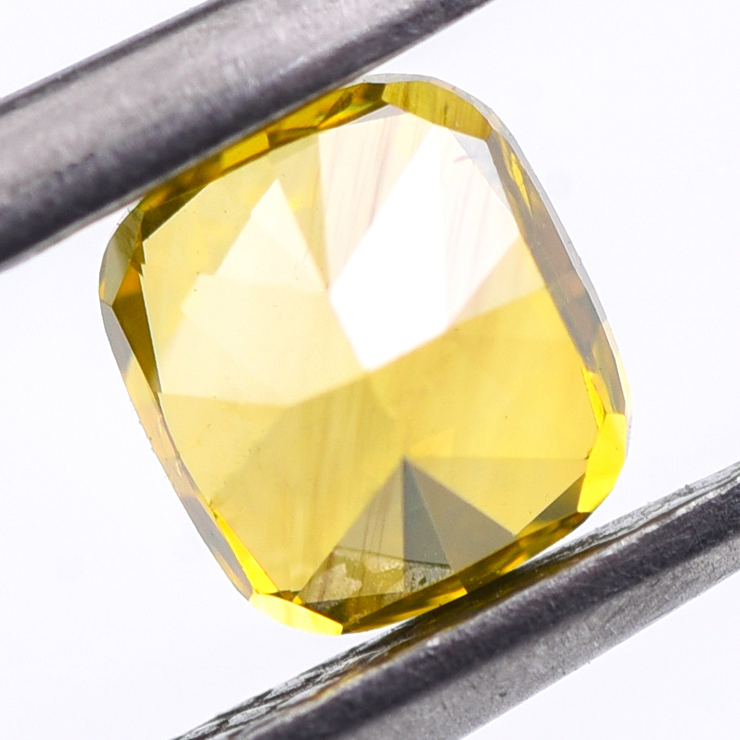 0.41 Yellow Diamond Cushion Loose Diamond