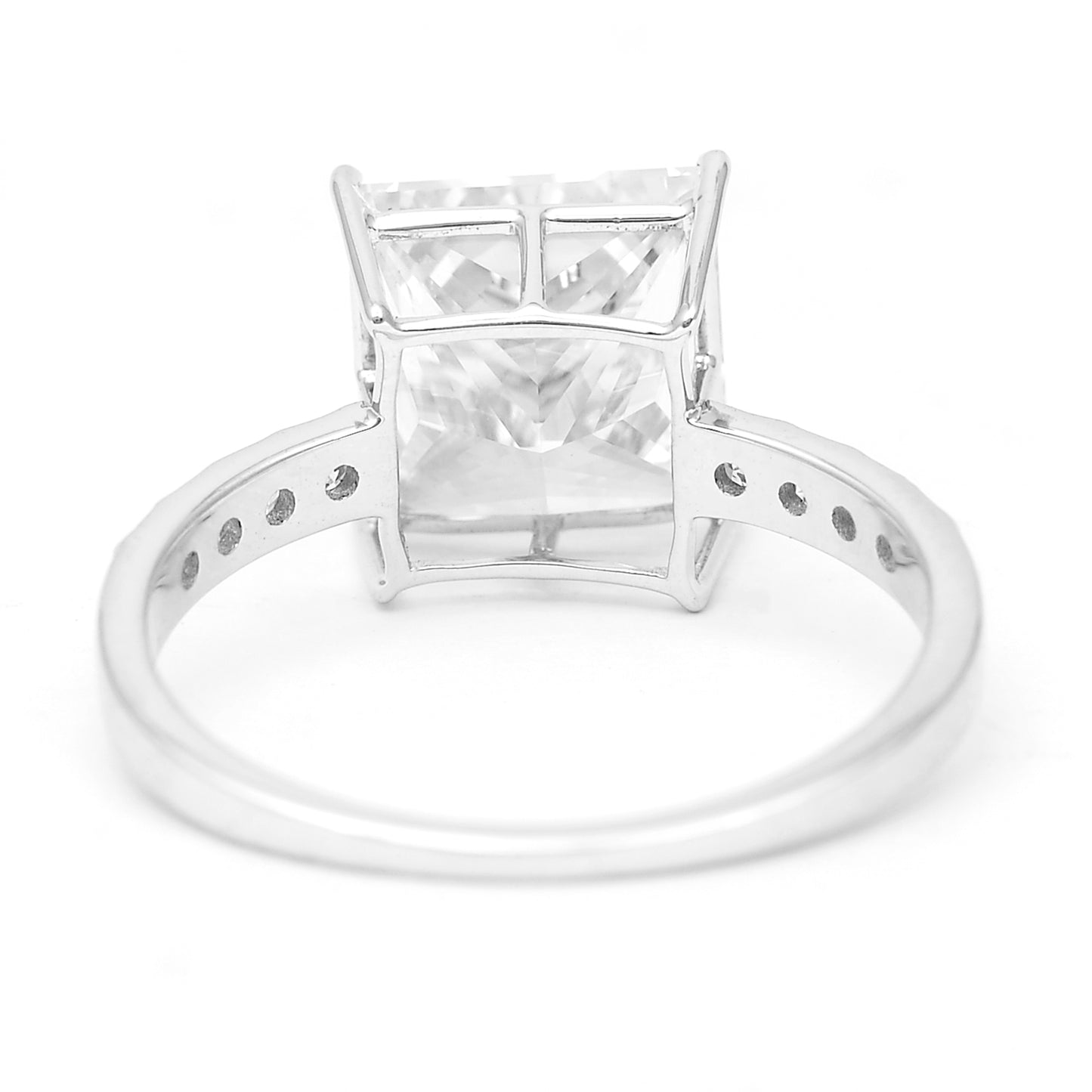 4.19 Carats Lab Grown Diamond 14K Gold Ring