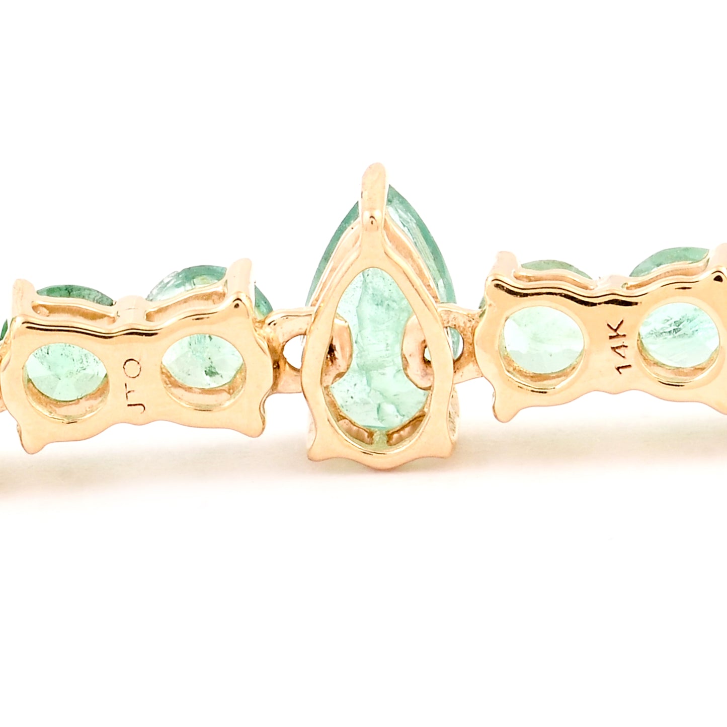 4.93 Carat Emerald 14K Gold Necklace