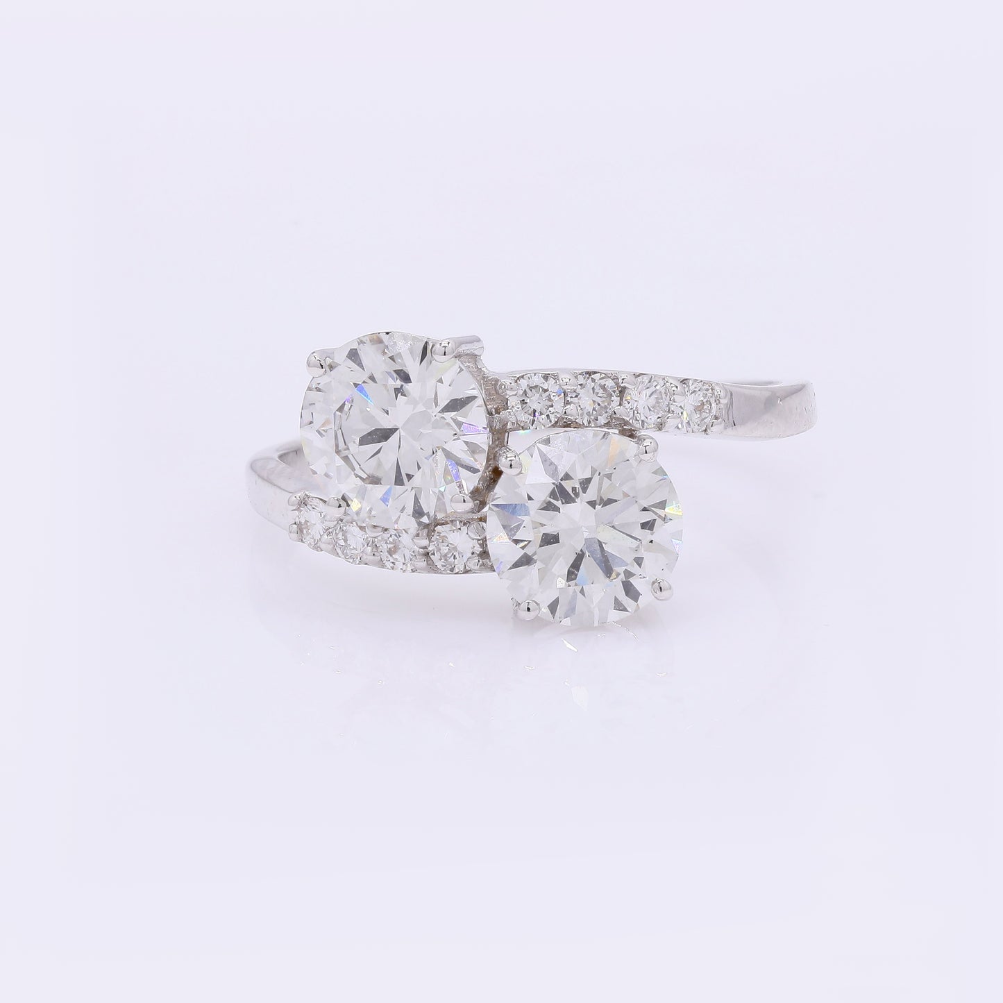 2.29 Carats Lab Grown Diamond 14K Gold Ring