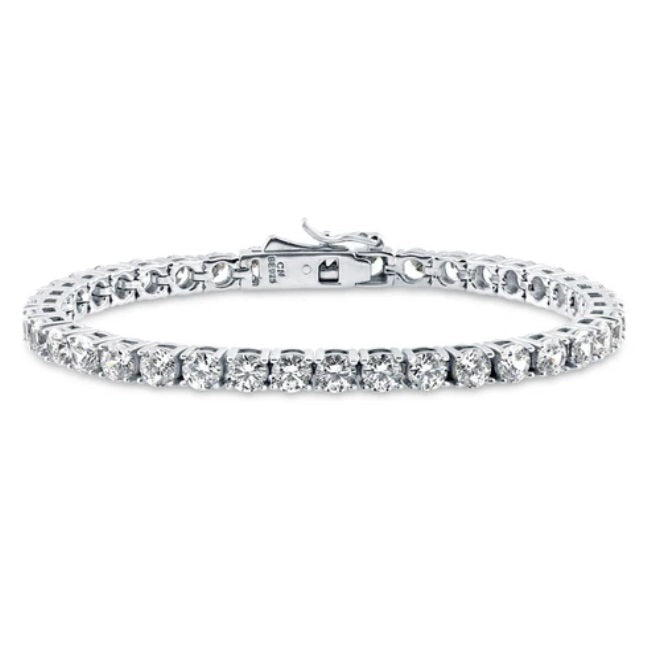 CZ Statement Tennis Bracelet in Sterling Silver