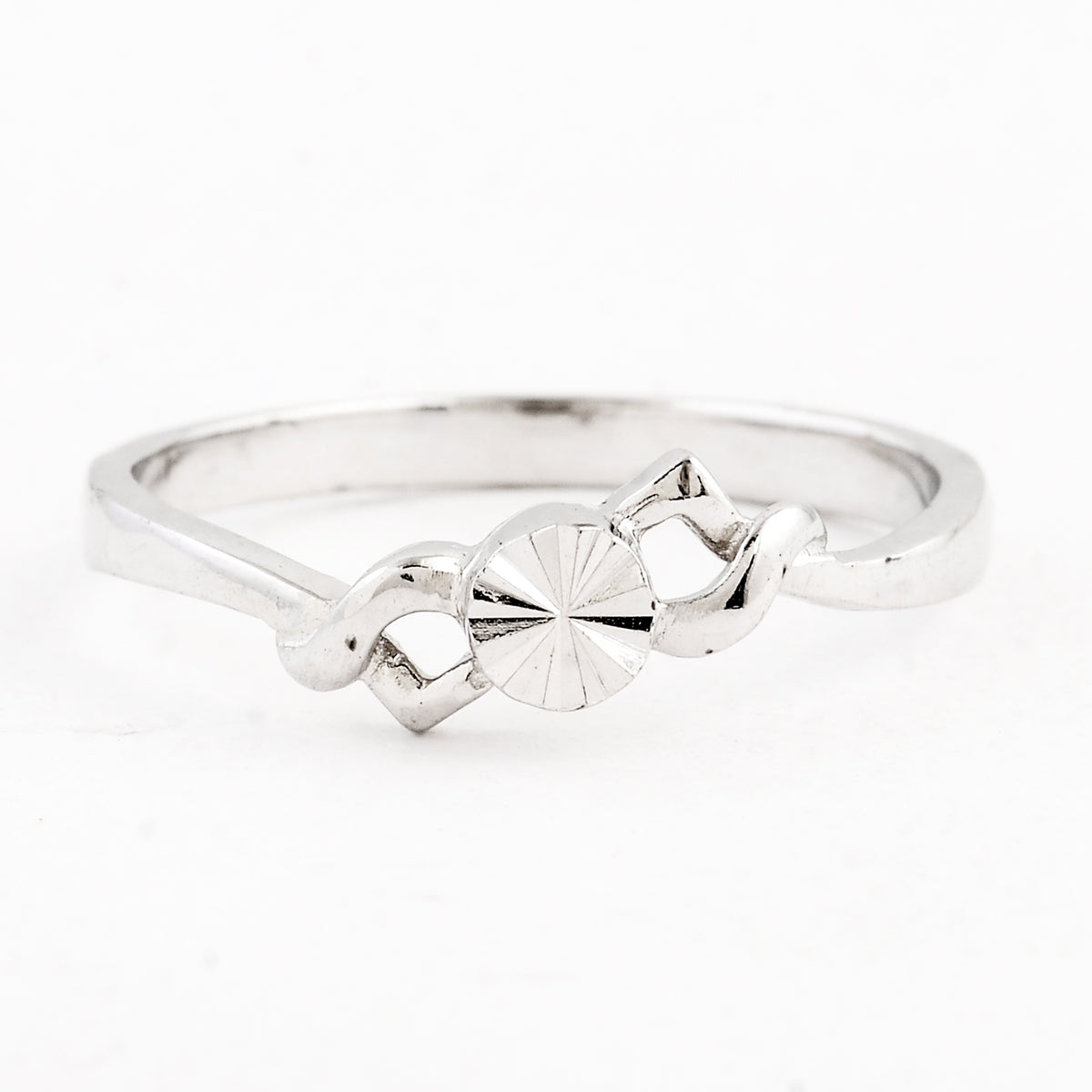 0.00 Ct Plain 925 Sterling Silver Ring