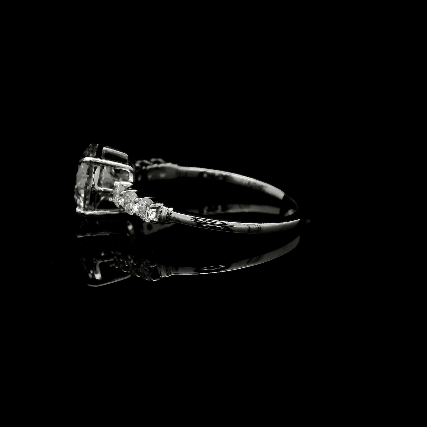 2.01 Carats Lab Grown Diamond 14K Gold Ring