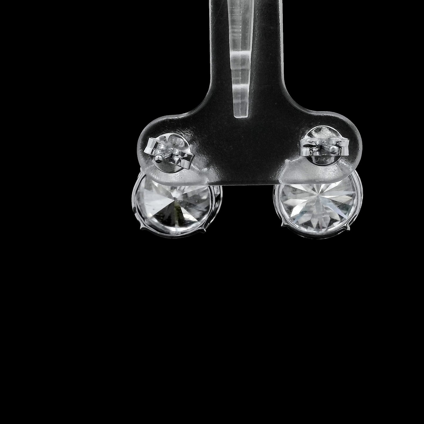 8.51 Ct Round Lab Grown Diamond 14K Gold Earrings