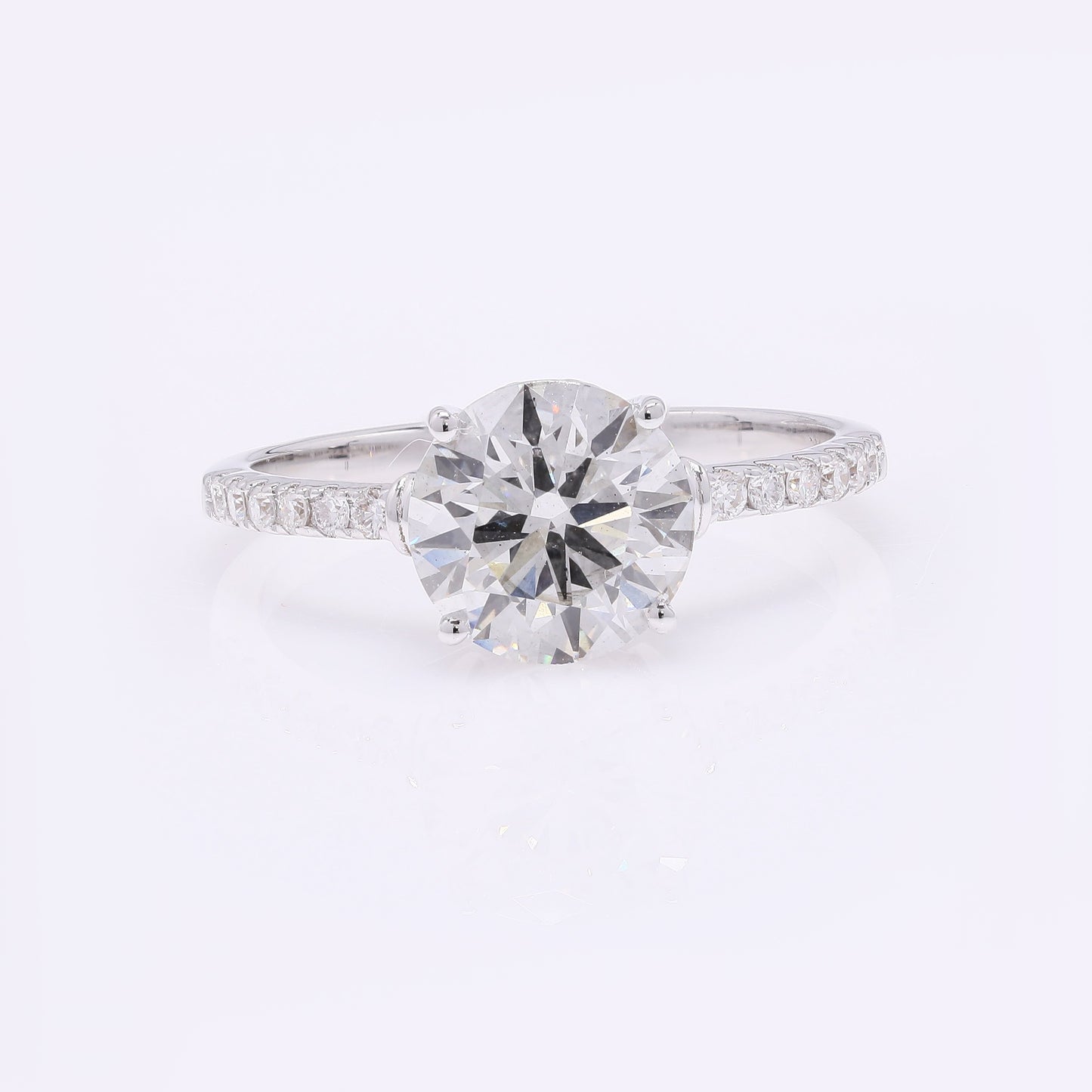 2.28 Carats Lab Grown Diamond 14K Gold Ring