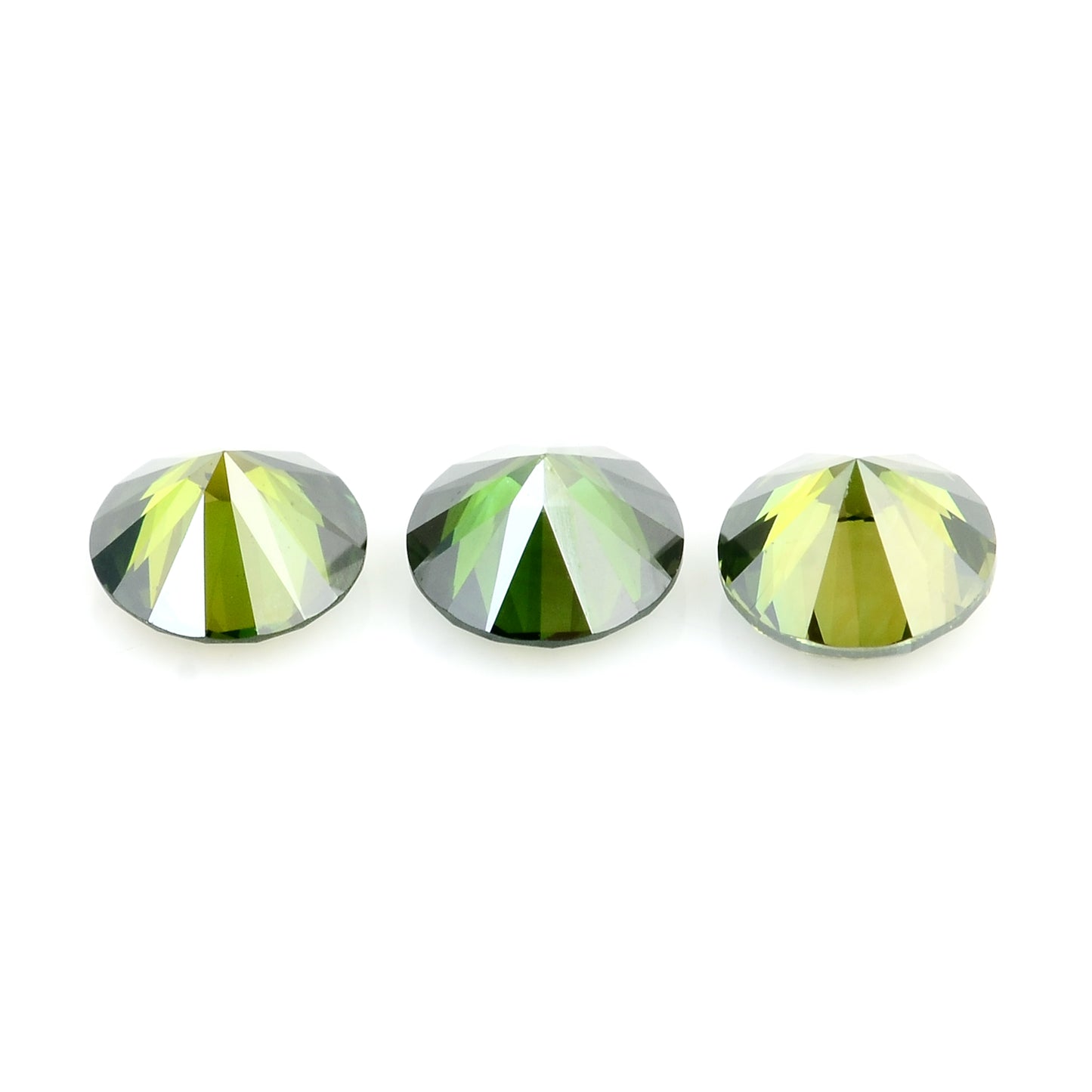 0.53 Green Diamond Round Loose Gemstone