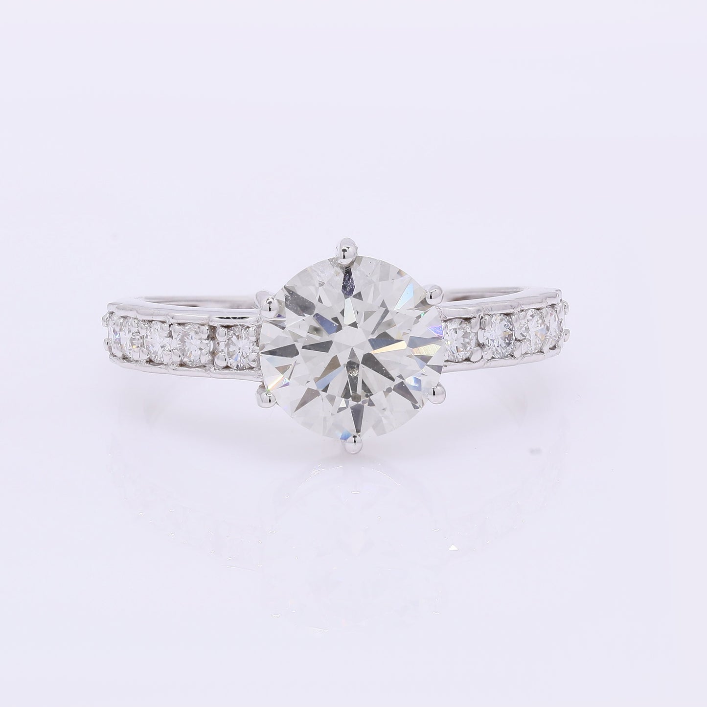 2.30 Carats Lab Grown Diamond 14K Gold Ring