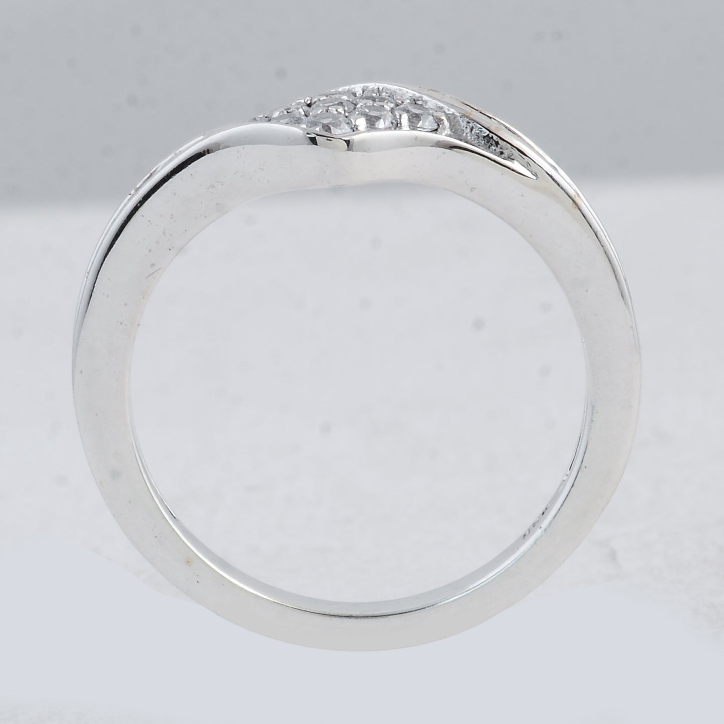 0.49 Ct Round Cubic Zirconia 925 Sterling Silver Ring