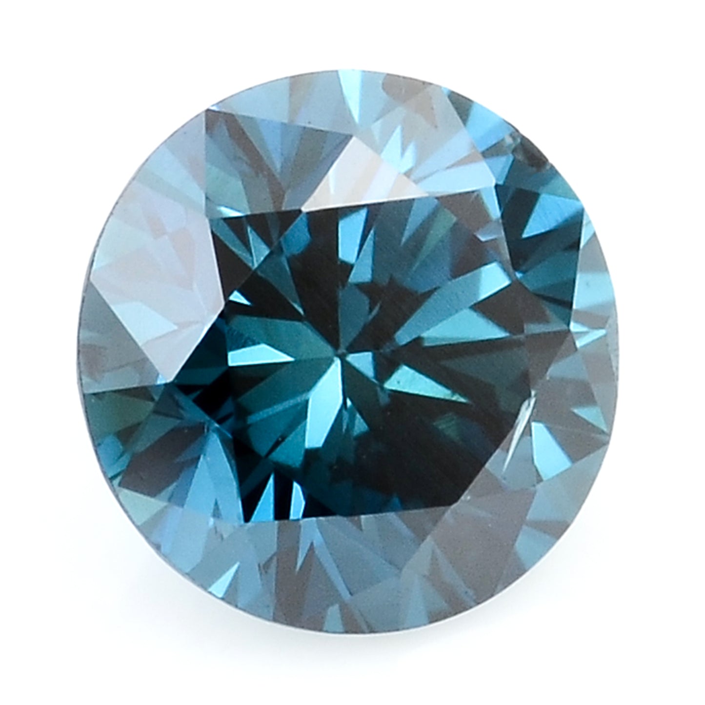 0.28 Blue Diamond Round Loose Gemstone