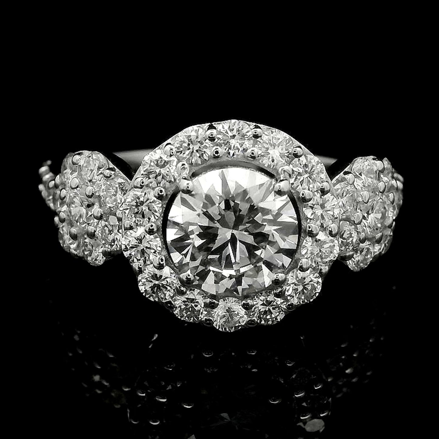 2.12 Carats Lab Grown Diamond 14K Gold Ring