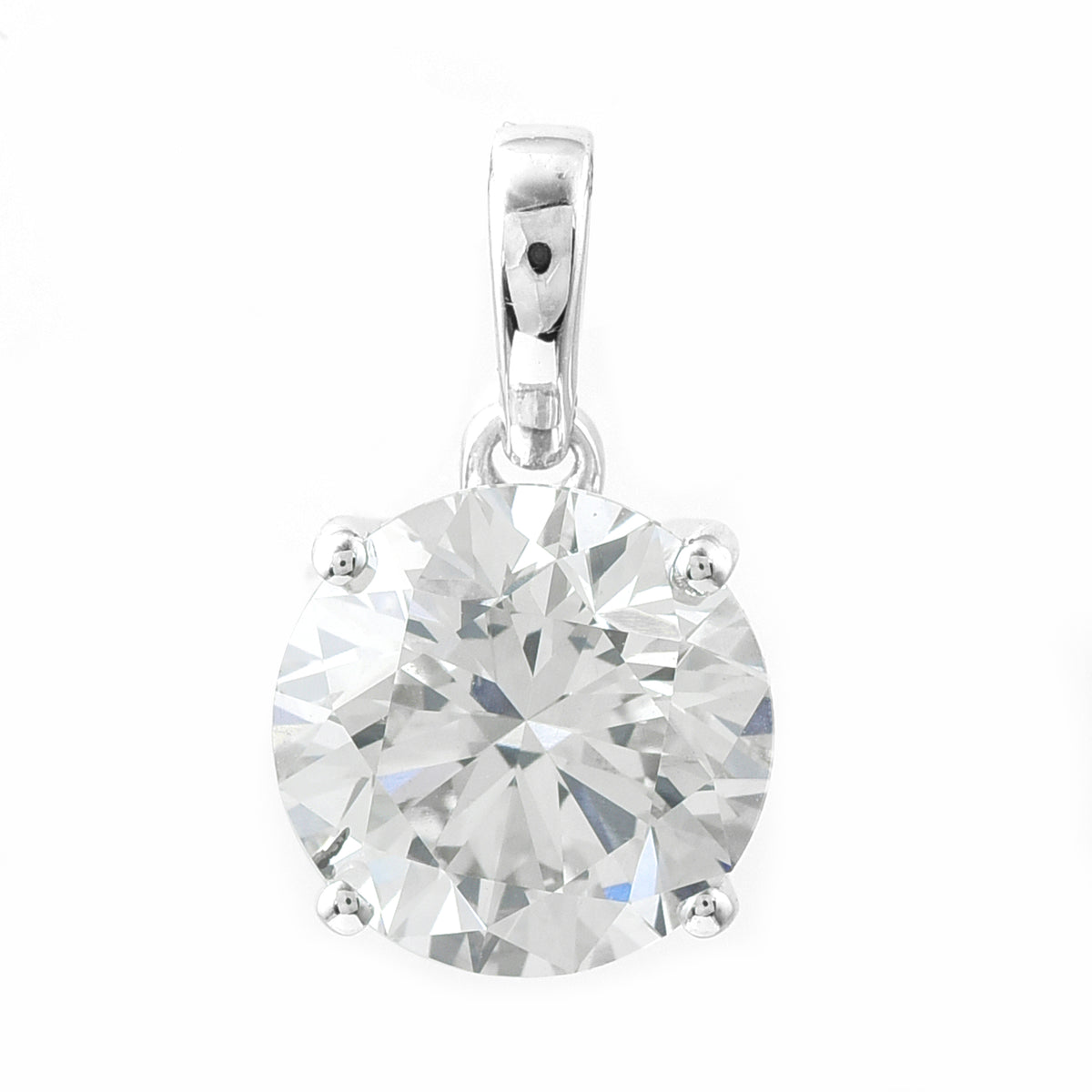 2.08 Carats Lab Grown Diamond 14K Gold Pendant