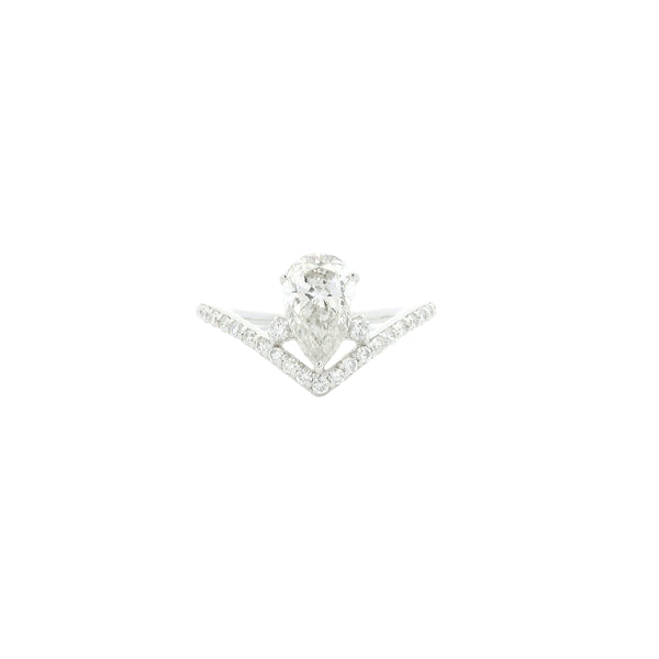 1.35 Carats Lab Grown Diamond 14K Gold Ring
