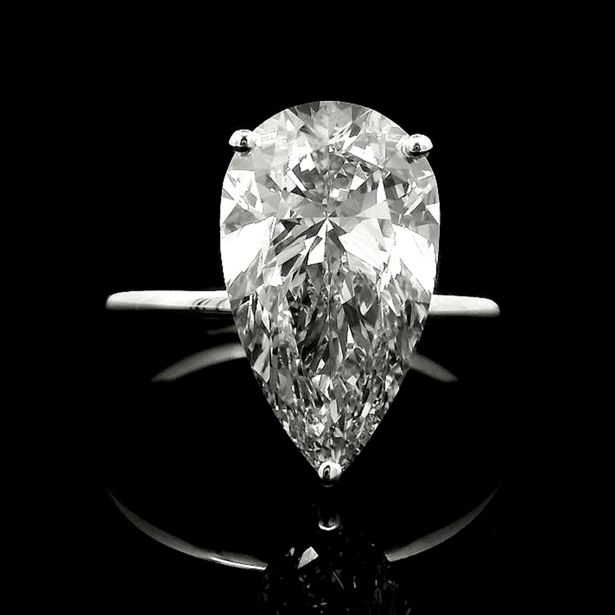 4.82 Carats Lab Grown Diamond 14K Gold Ring