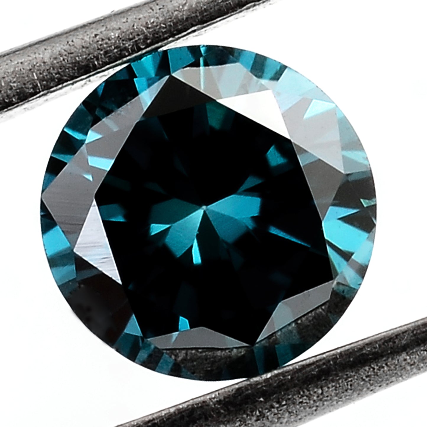 0.55 Blue Diamond Round Loose Gemstone