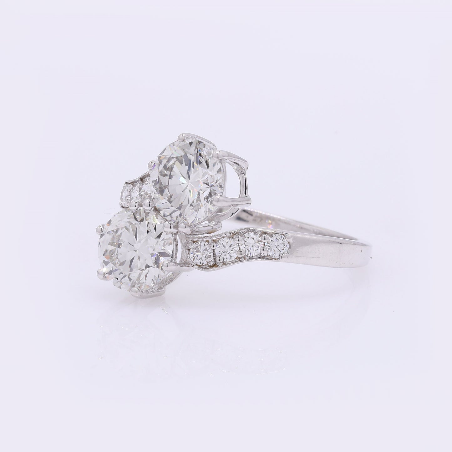 2.37 Carats Lab Grown Diamond 14K Gold Ring