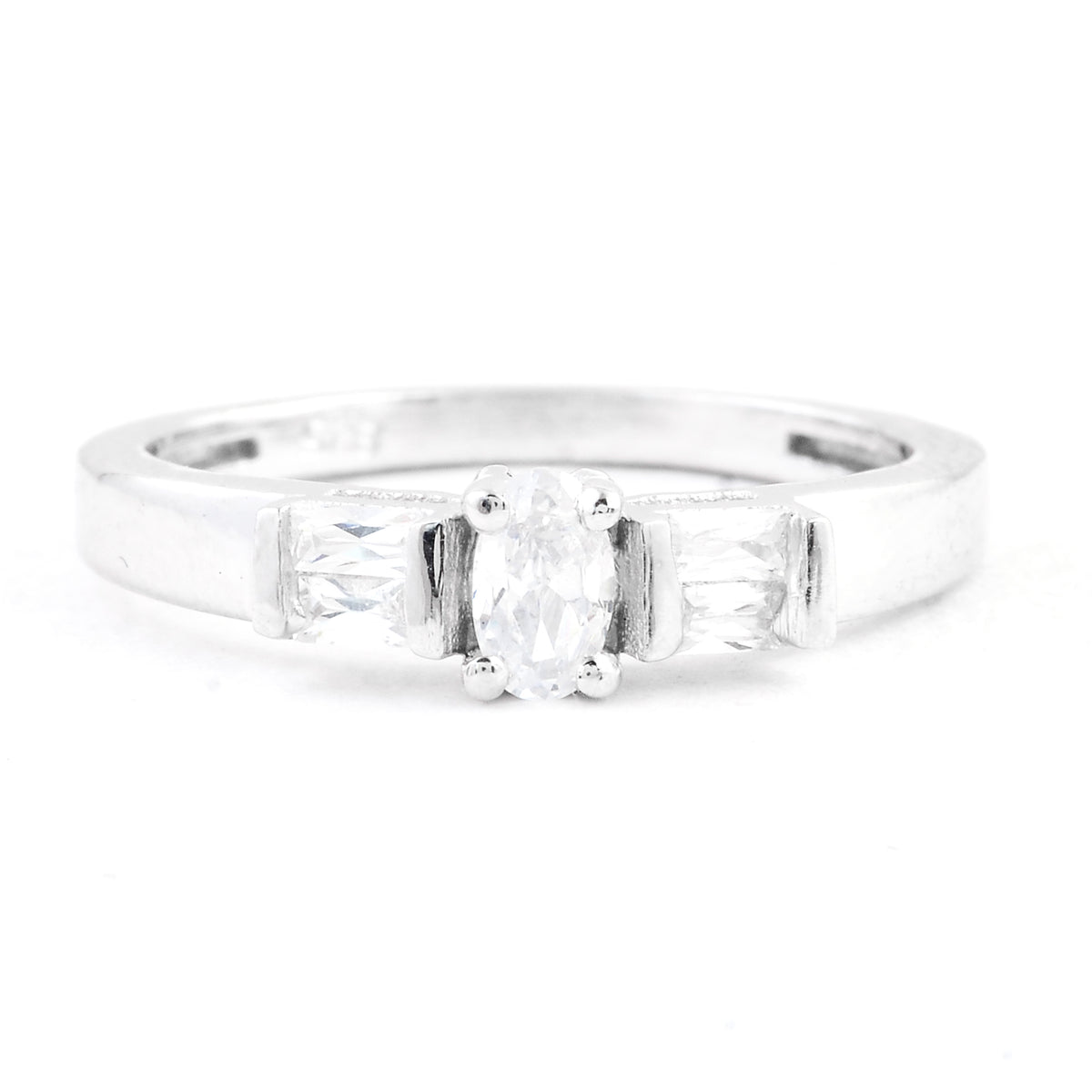 1.08 Ct Cubic Zirconia 925 Sterling Silver Ring