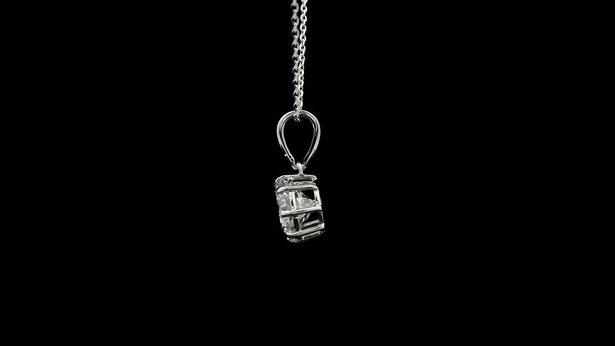 1.52 Ct Round Lab Grown Diamond 14K Gold Pendant
