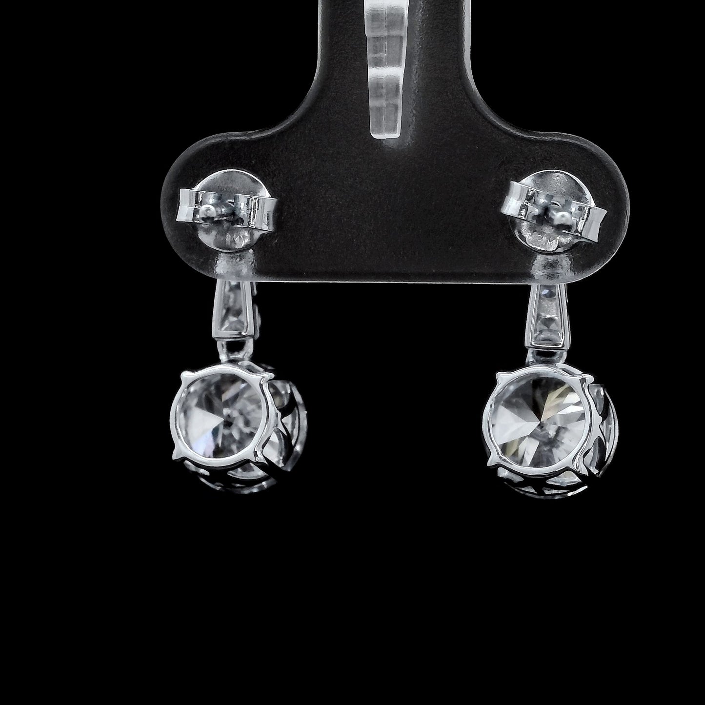 3.41 Carats Lab Grown Diamond 14K Gold Earrings