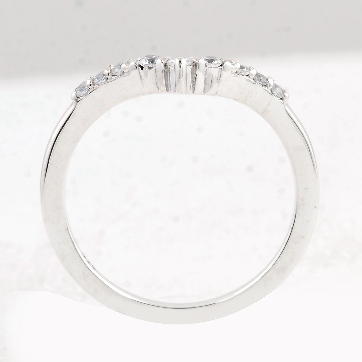 0.30 Ct Round Cubic Zirconia 925 Sterling Silver Ring