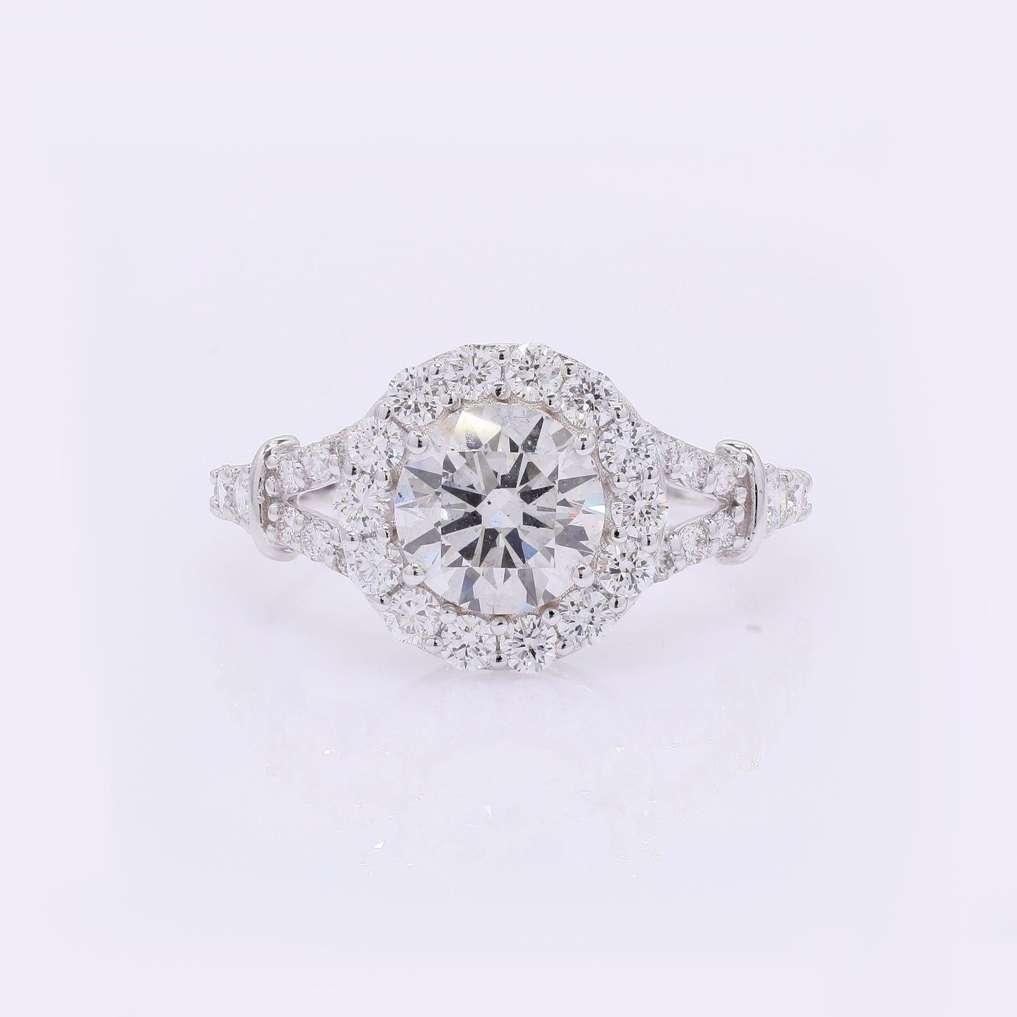 2.03 Carats Lab Grown Diamond 14K Gold Ring