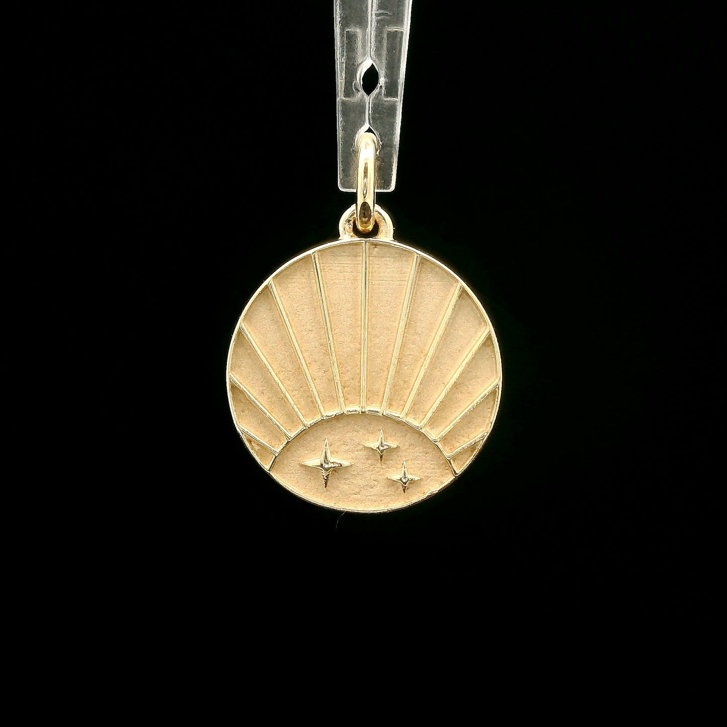 10K Gold Plain Pendant