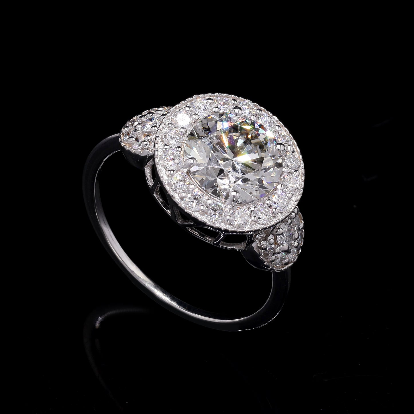 2.55 Carats Lab Grown Diamond 14K Gold Ring