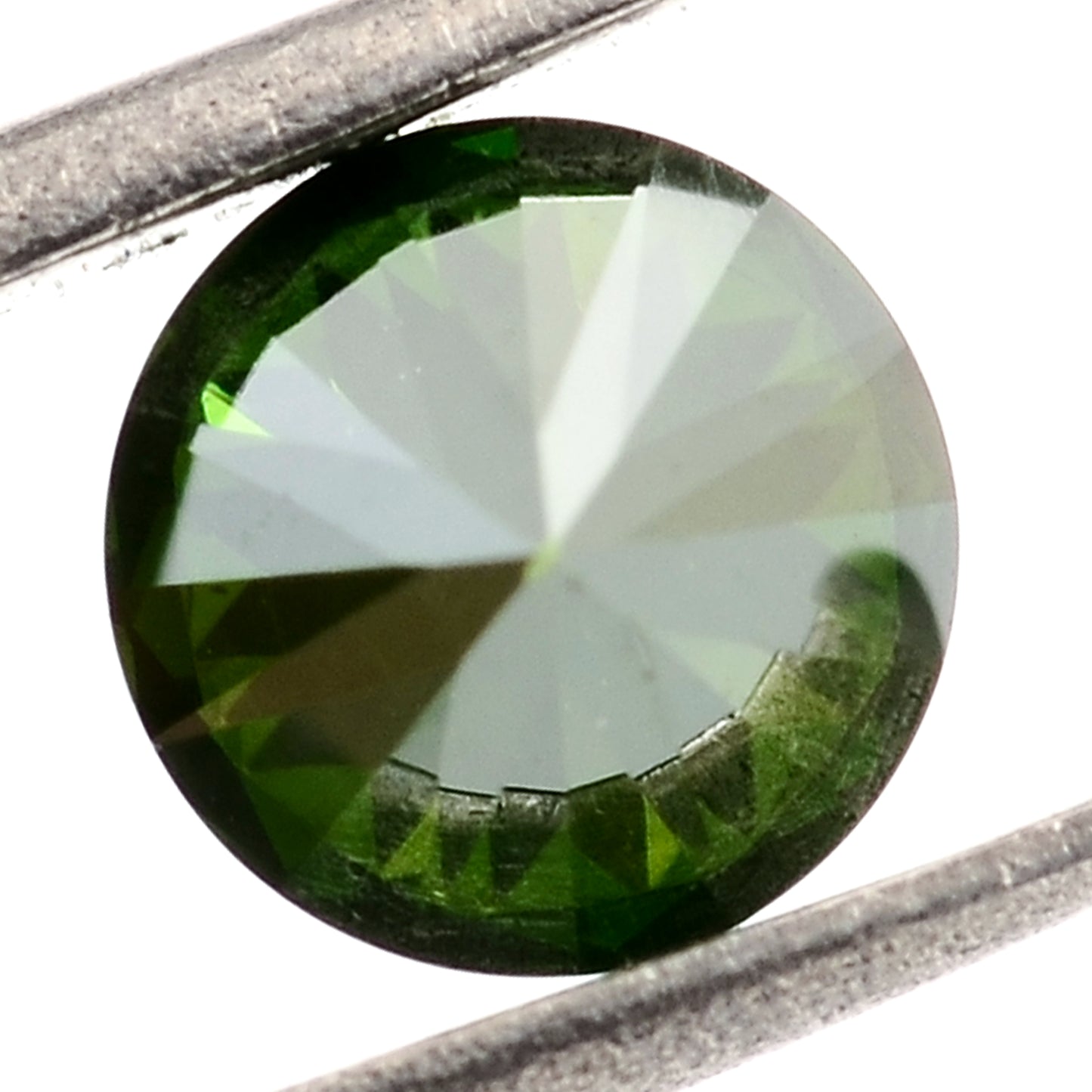 0.53 Green Diamond Round Loose Gemstone