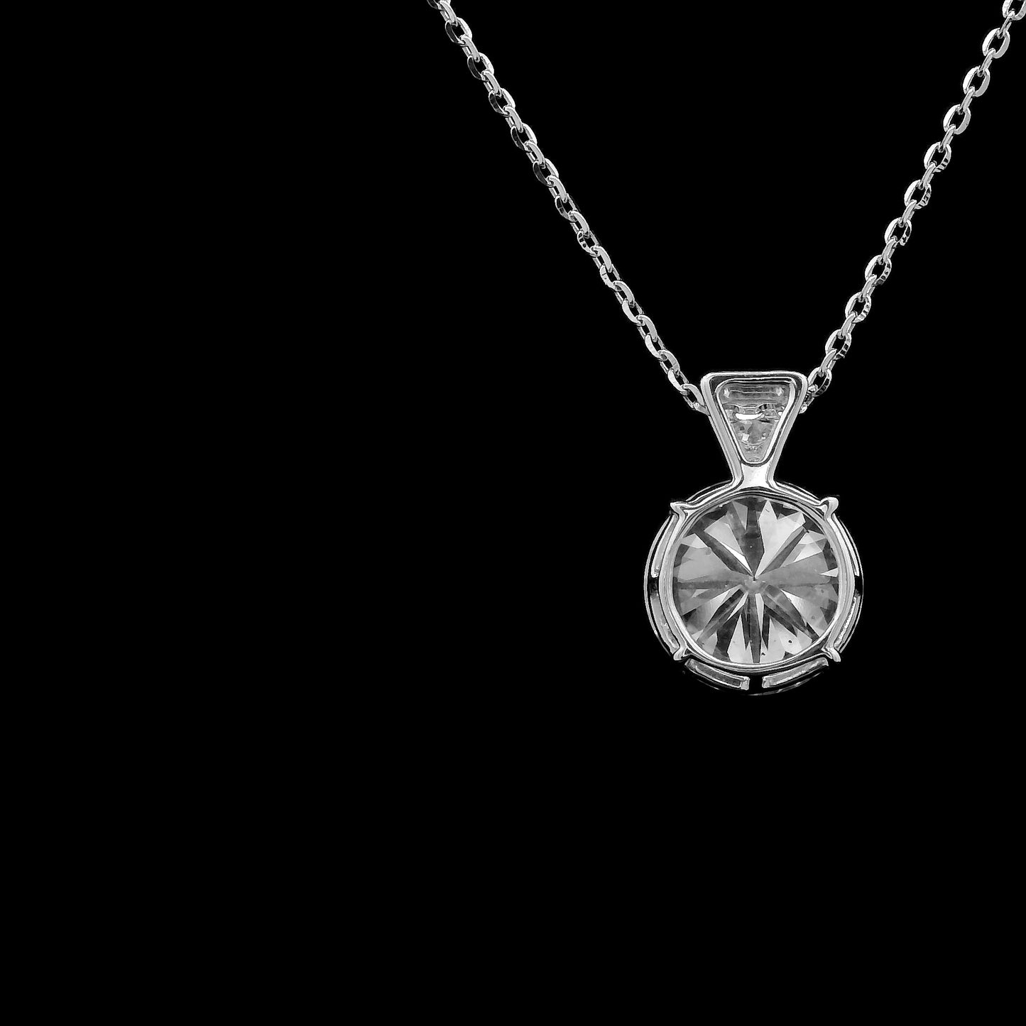2.17 Carats Lab Grown Diamond 14K Gold Pendant