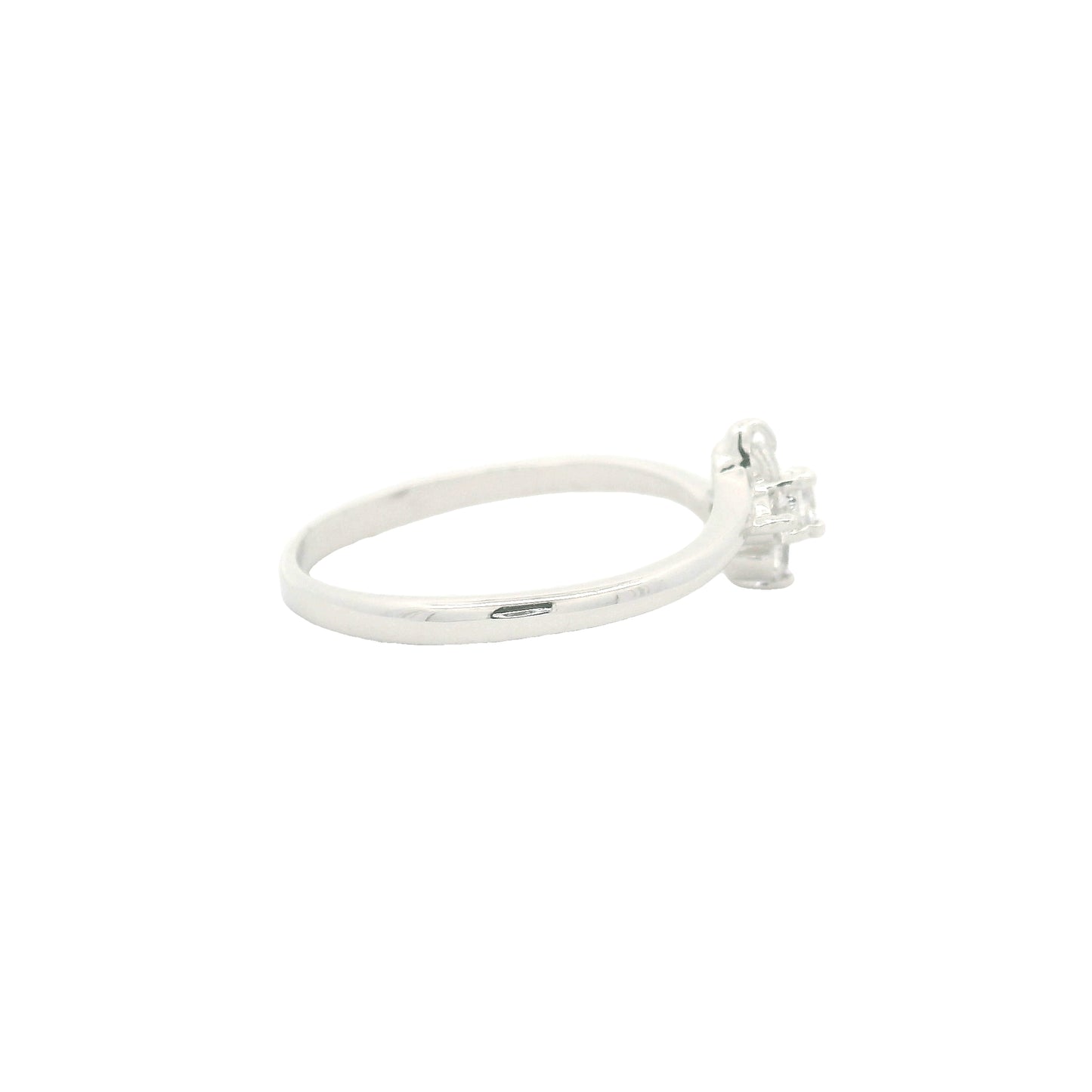 0.65 Ct Cubic Zirconia 925 Sterling Silver Ring