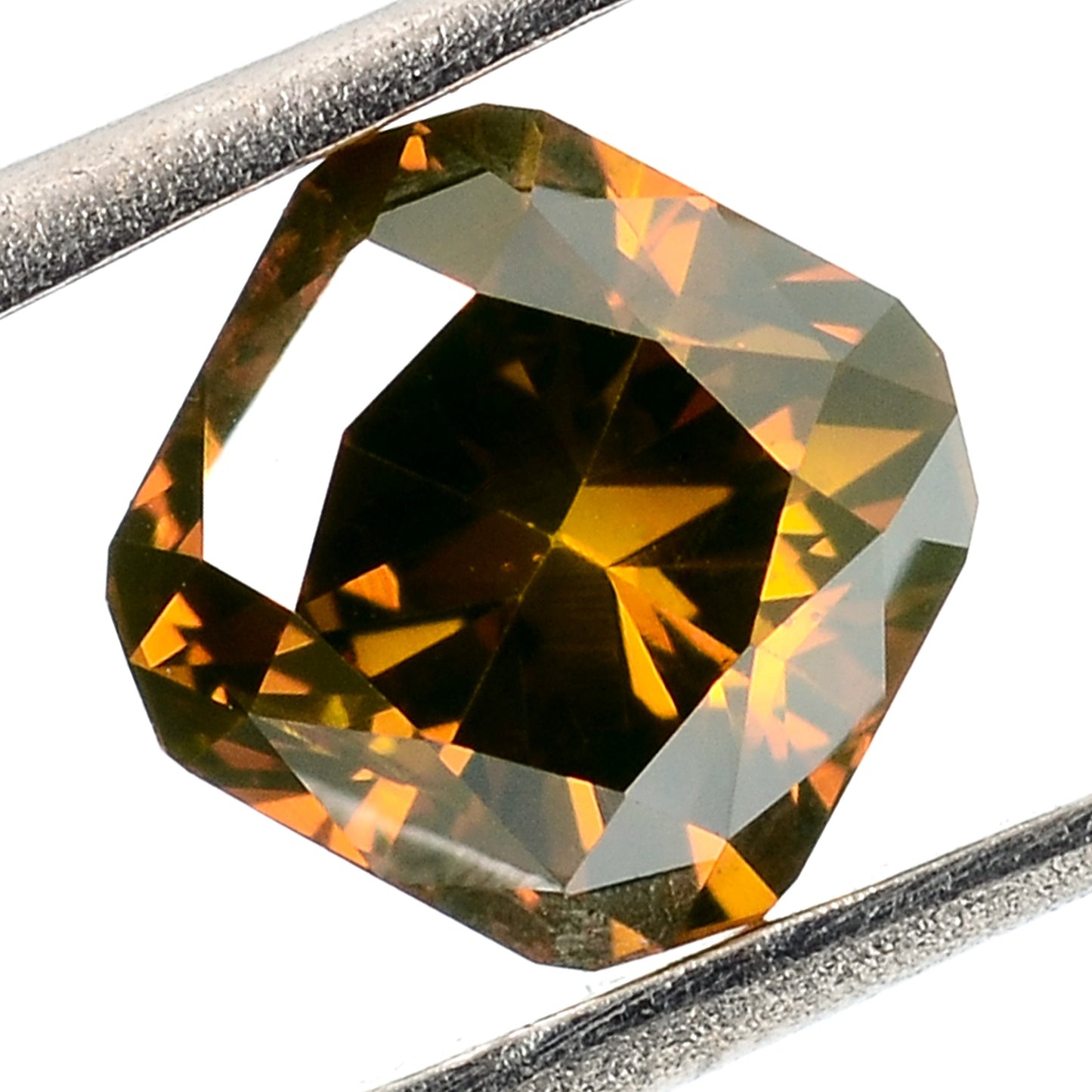 0.45 Carat Red Diamond Octagon Loose Gemstone