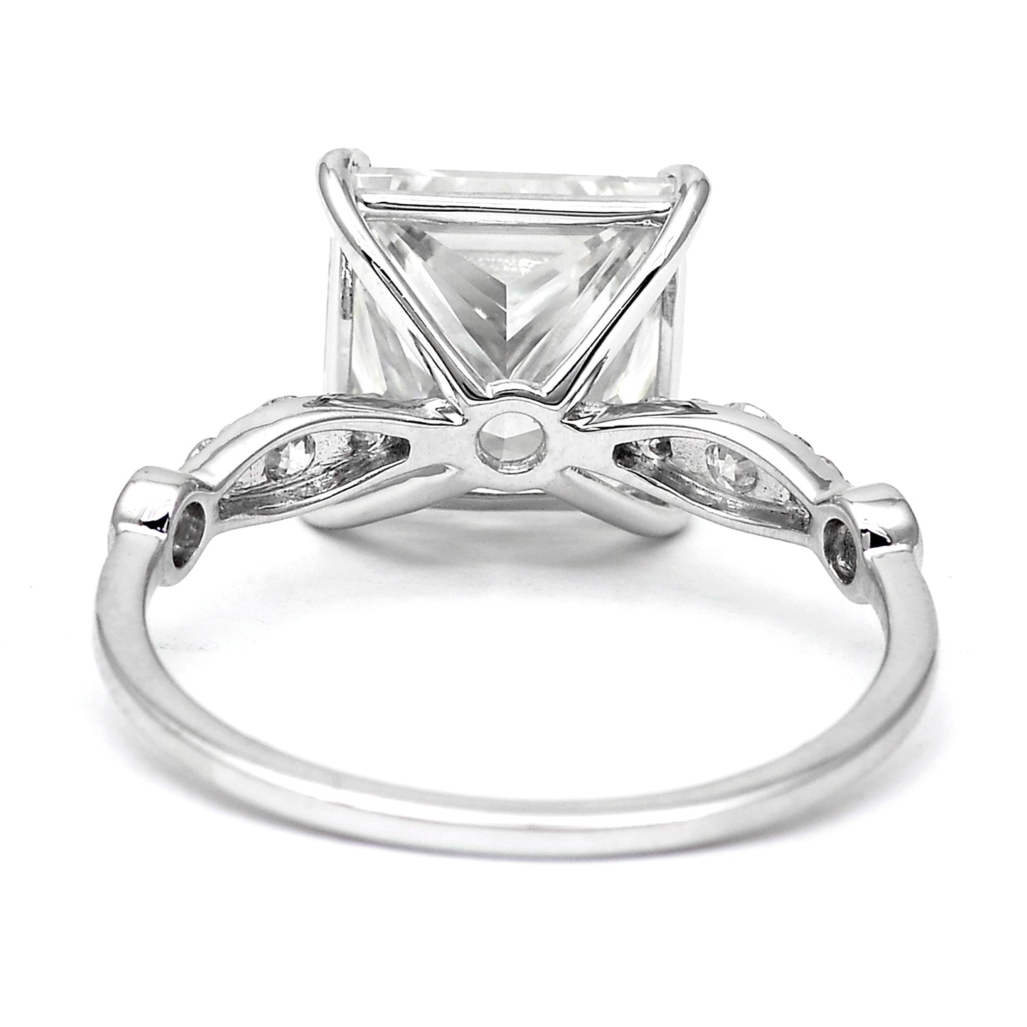 4.28 Carats Lab Grown Diamond 14K Gold Ring