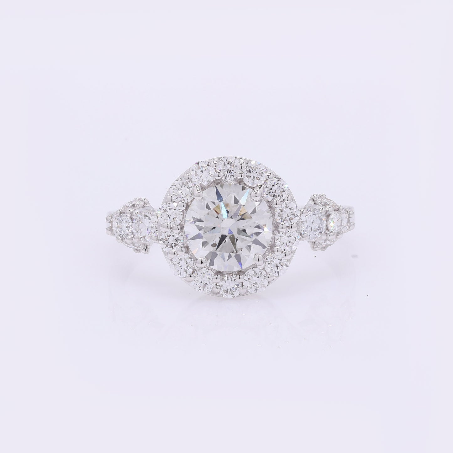 2.01 Carats Lab Grown Diamond 14K Gold Ring