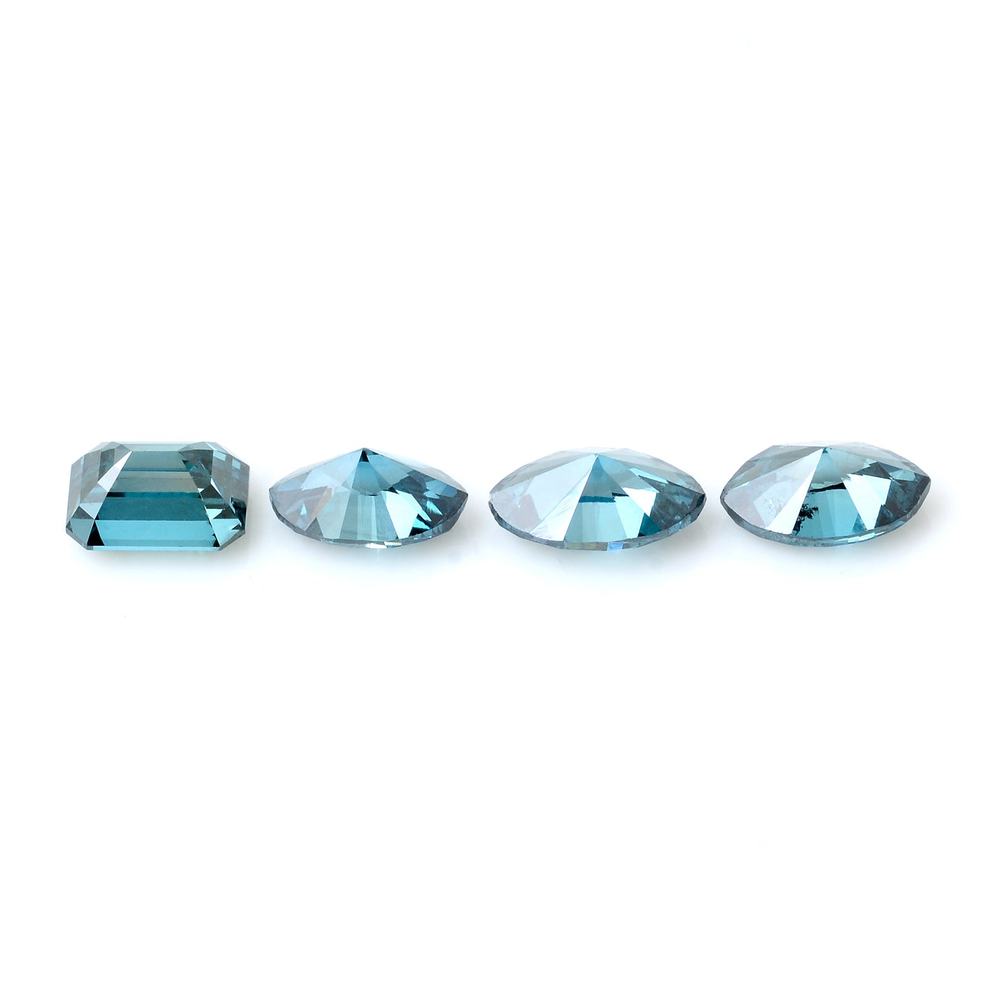 1.36 Carat Blue Diamond Mix Shape Loose Gemstone