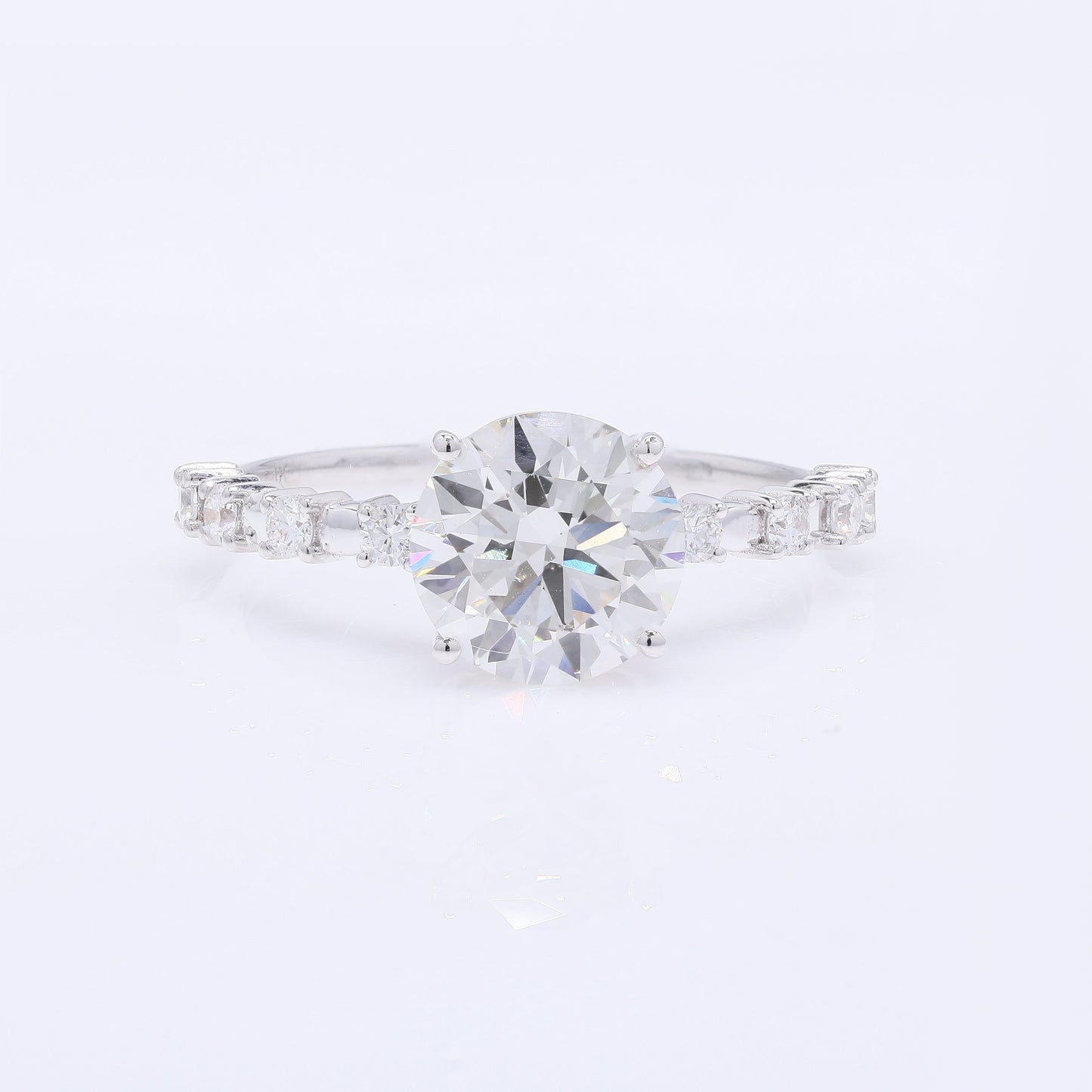 2.22 Carats Lab Grown Diamond 14K Gold Ring