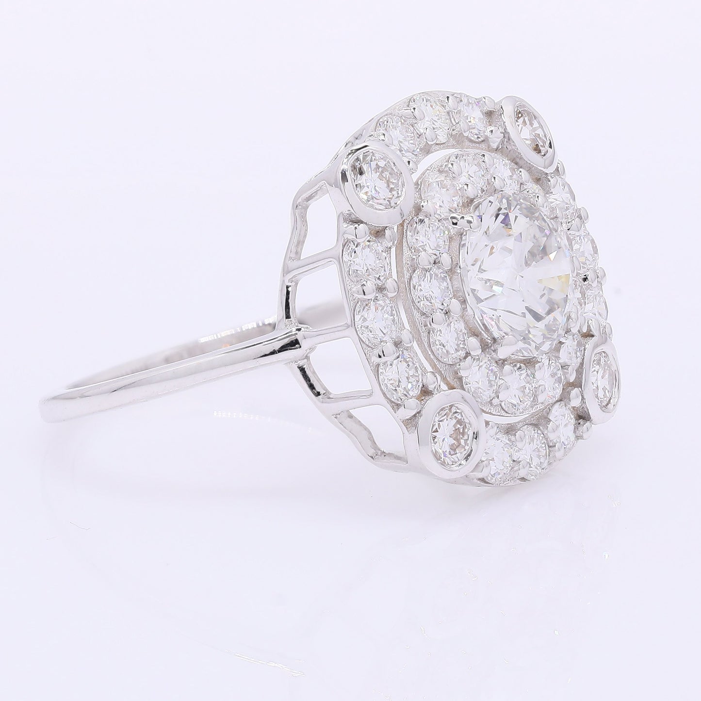 2.27 Carats Lab Grown Diamond 14K Gold Ring
