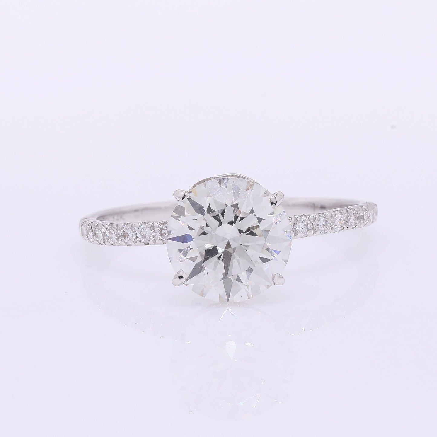 2.30 Carats Lab Grown Diamond 14K Gold Ring