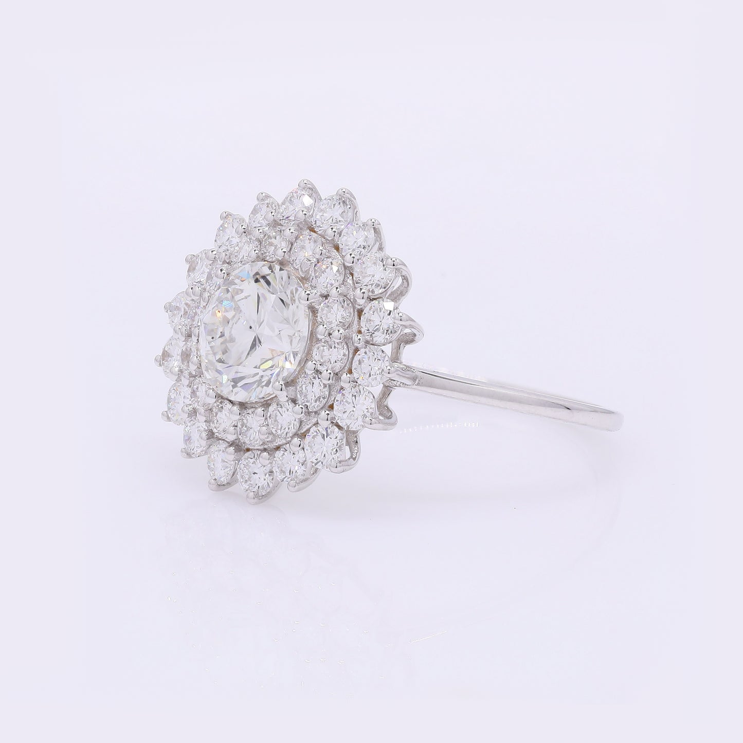 2.27 Carats Lab Grown Diamond 14K Gold Ring