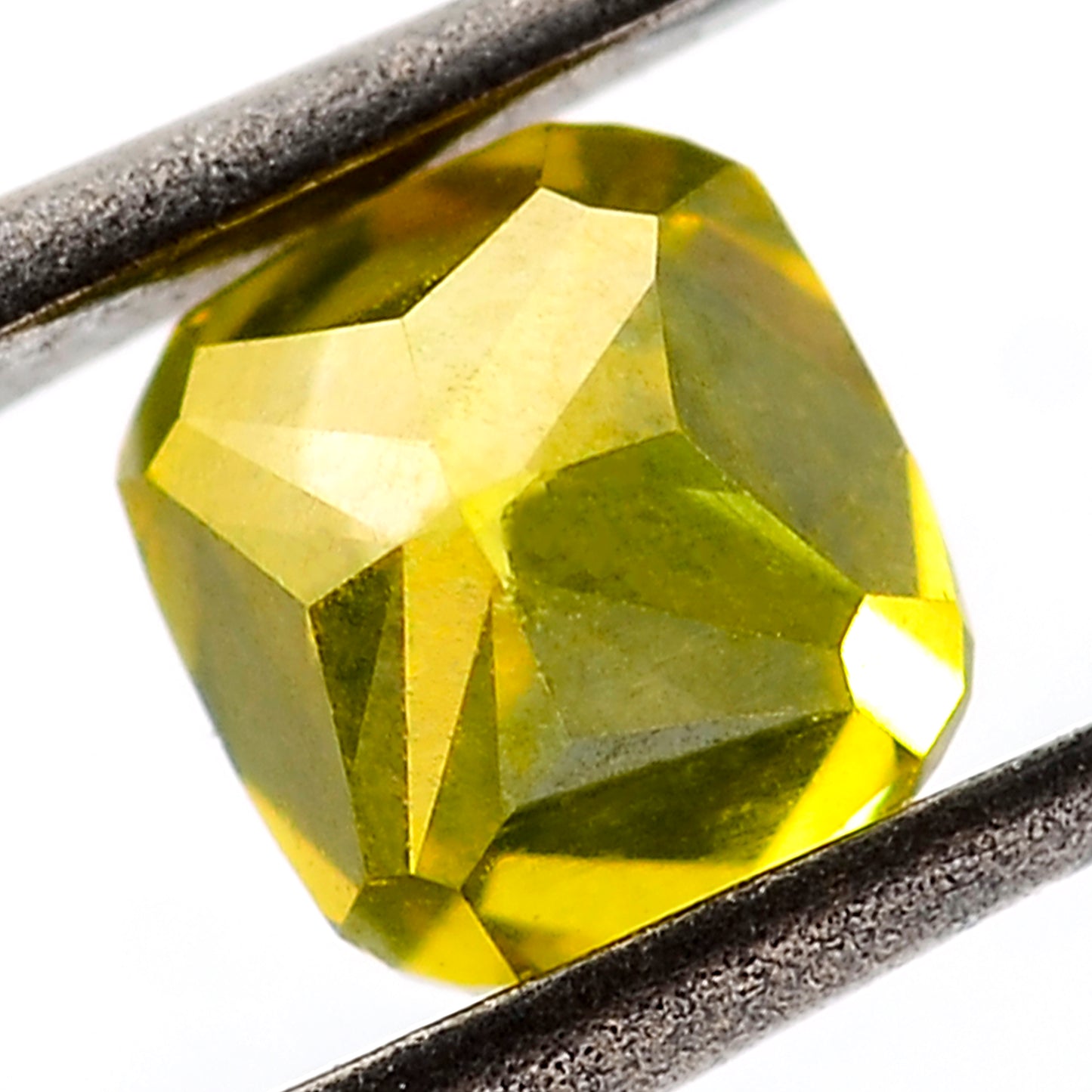 0.39 Yellow Diamond Cushion Loose Diamond