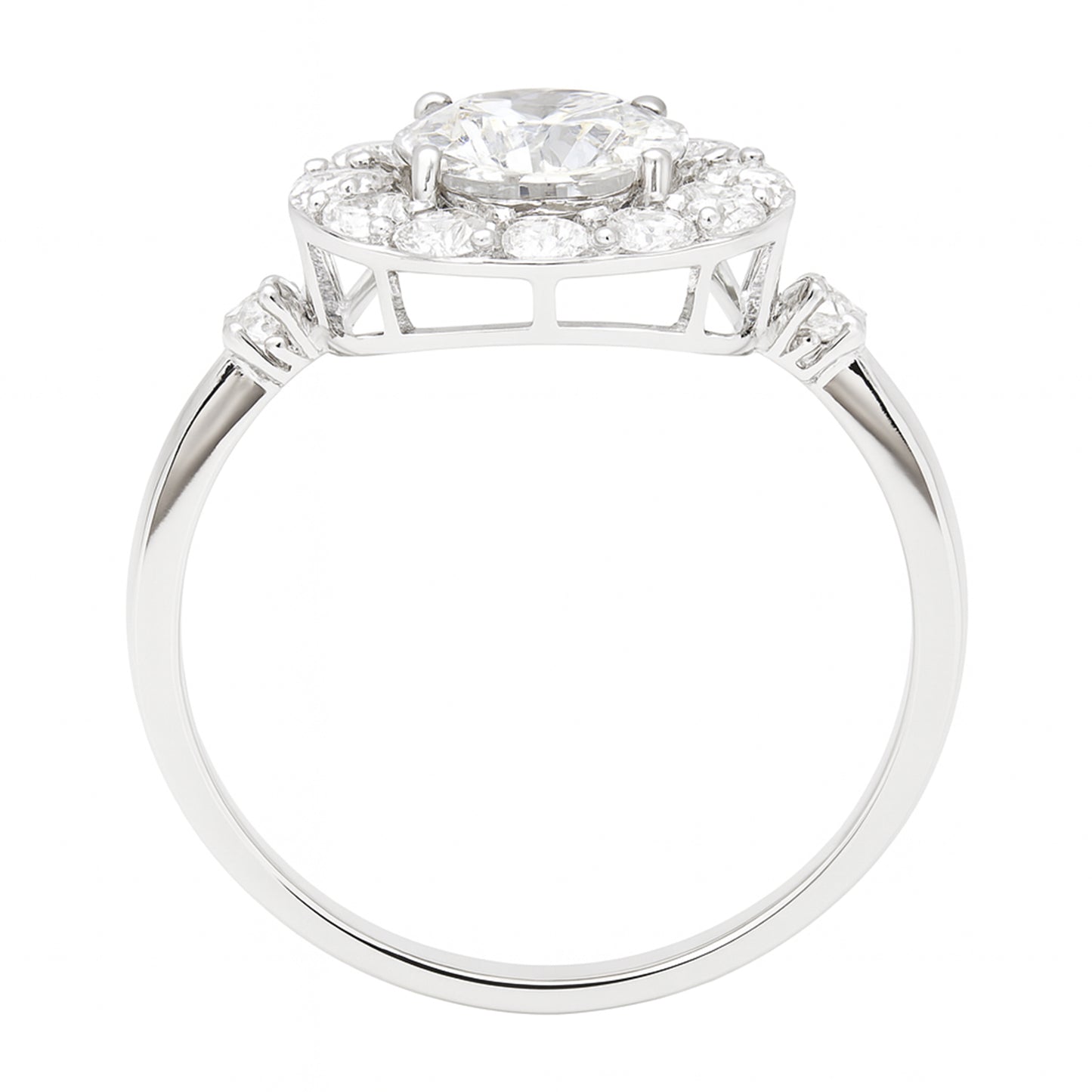 2.11 Carats Lab Grown Diamond 14K Gold Ring