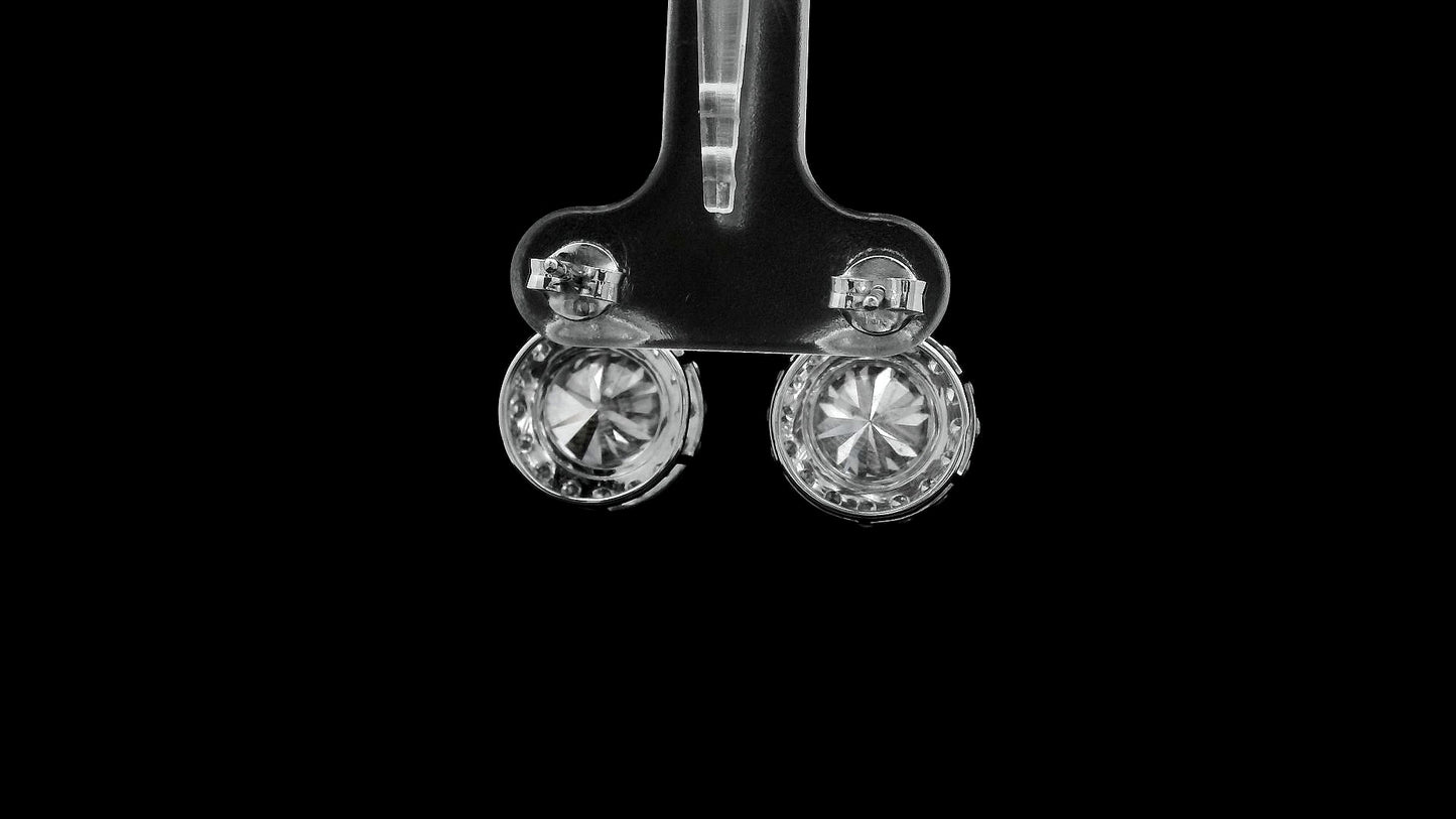5.06 Carats Lab Grown Diamond 14K Gold Earrings