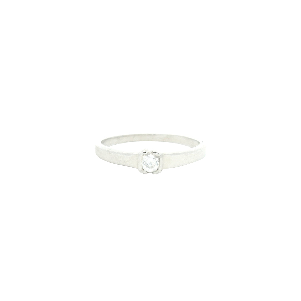 0.70 Ct Cubic Zirconia 925 Sterling Silver Ring