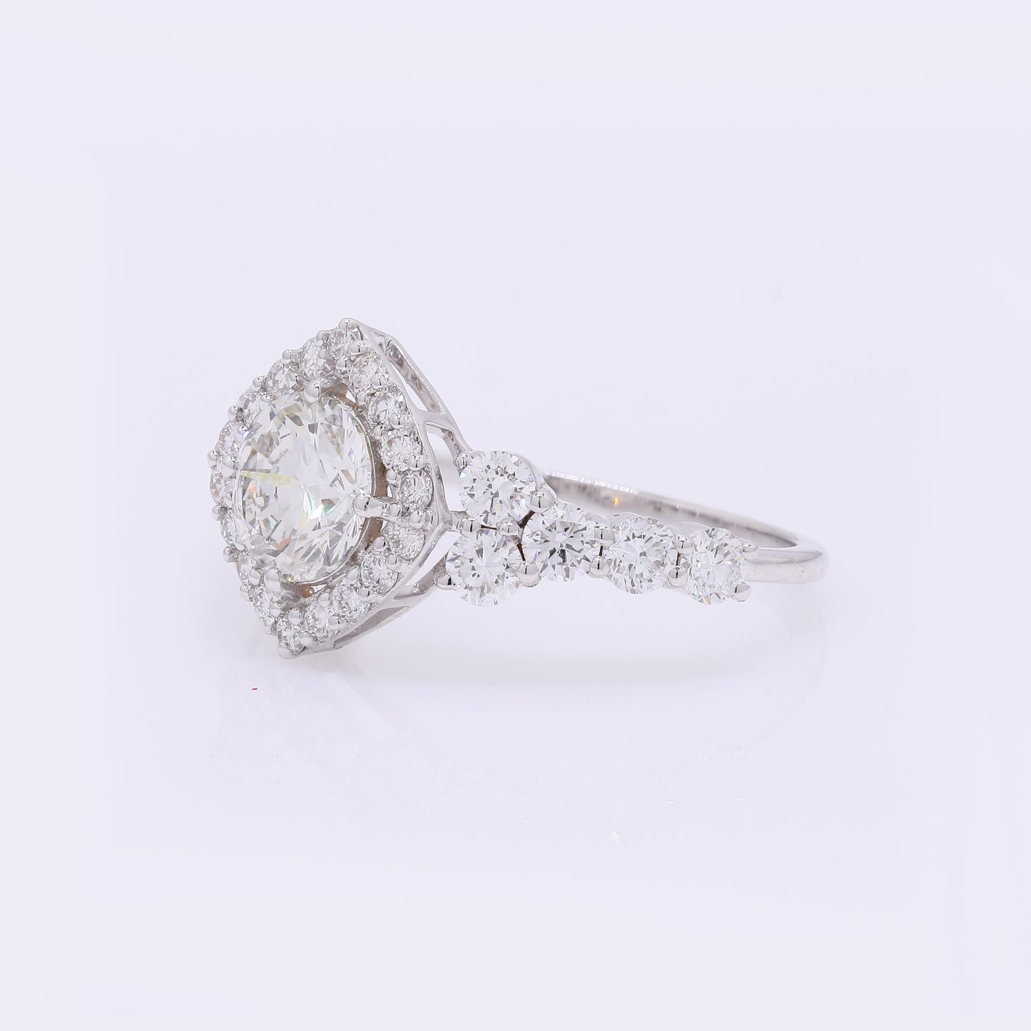 2.00 Carats Lab Grown Diamond 14K Gold Ring