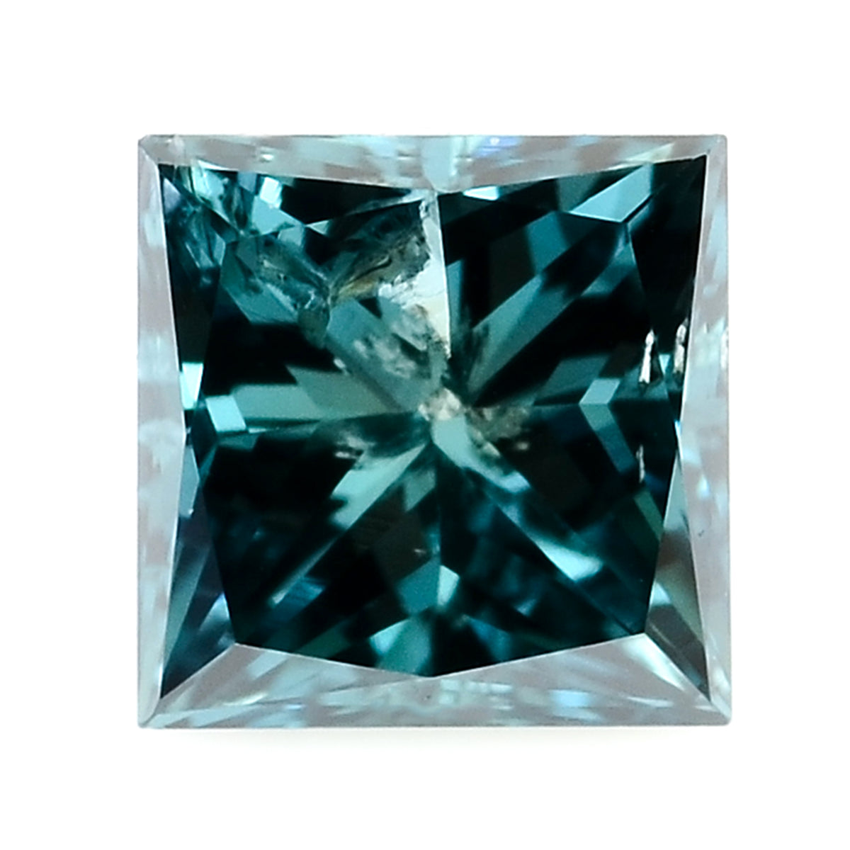 0.28 Blue Diamond Sqaure Loose Gemstone