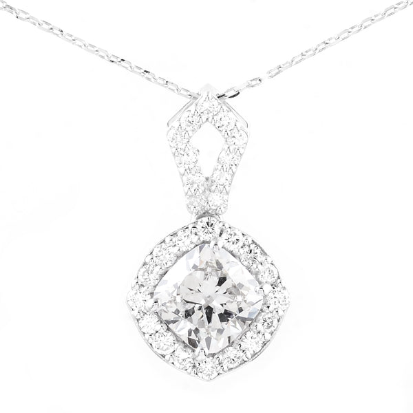 1.52 Carats Lab Grown Diamond 14K Gold Pendant