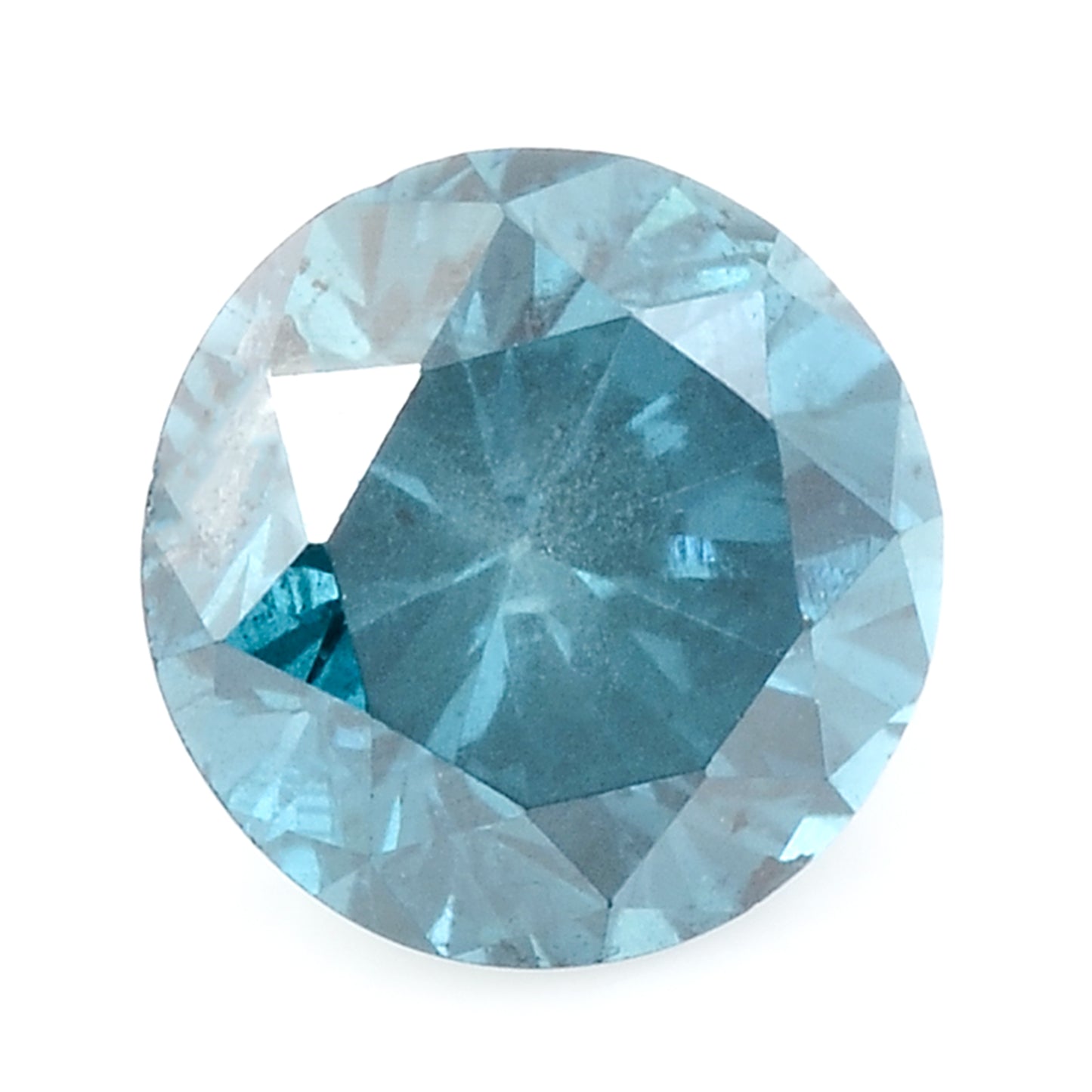 0.39 Blue Diamond Round Loose Gemstone