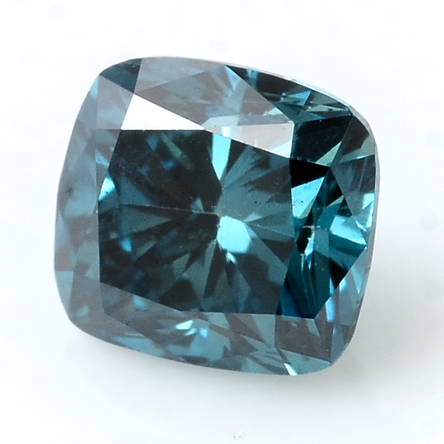 0.45 Carat Blue Diamond Cushion Loose Gemstone