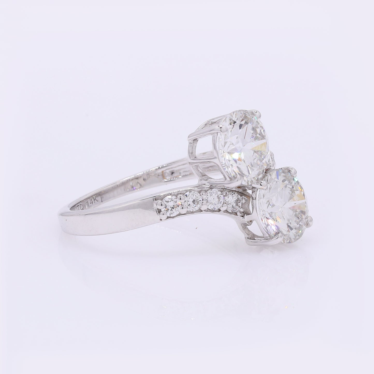 2.47 Carats Lab Grown Diamond 14K Gold Ring