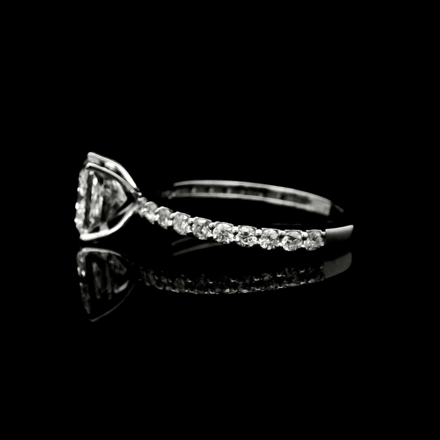 1.92 Carats Lab Grown Diamond 950 Platinum Ring